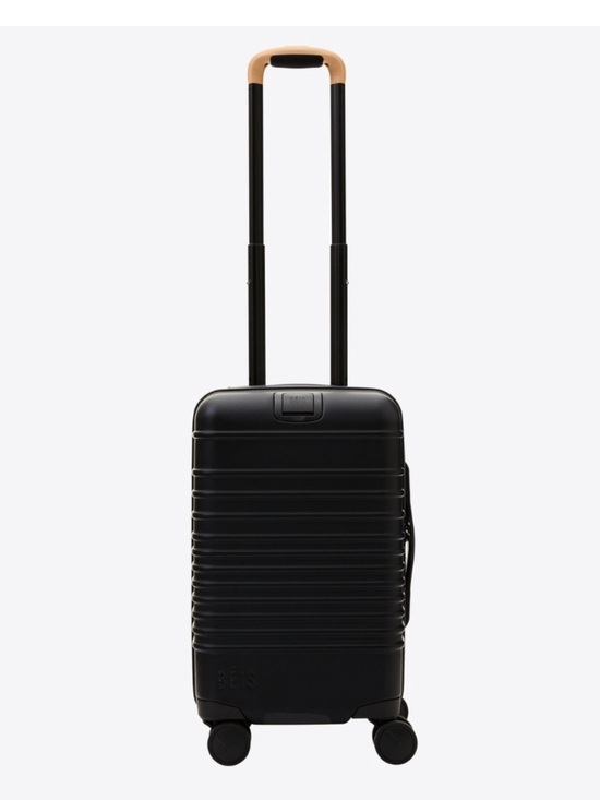 BEIS Handbags - BEIS Small Carry On Black Luggage Spinner International TSA lock NWT